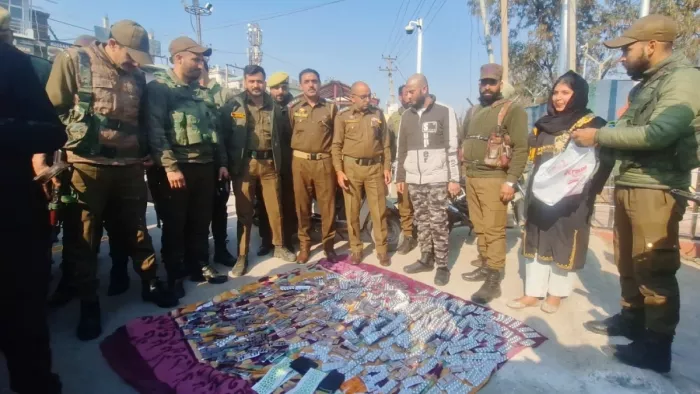 सात हजार नशीली गोलियों के साथ तस्कर गिरफ्तार, NDPS के तहत मामला दर्ज।
