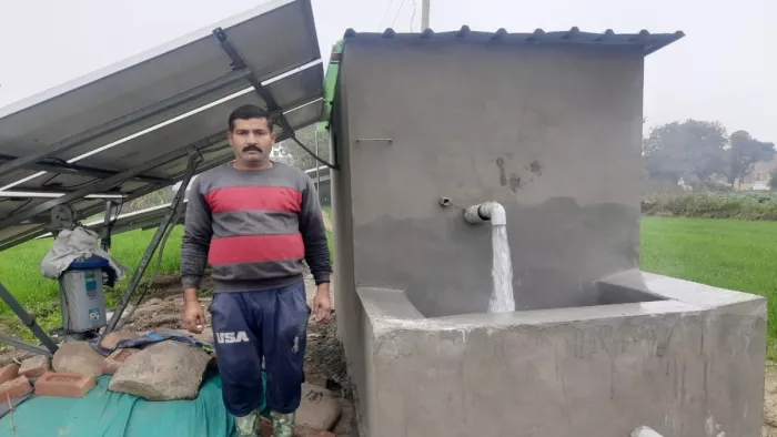 किसानों को सोलर पंपसेट में मिल रही 80 फीसदी सब्सिडी।