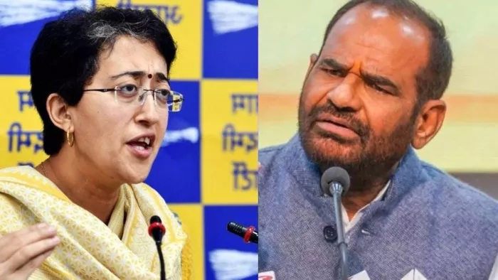 बीजेपी नेता रमेश बिधूड़ी ने दिल्ली की मुख्यमंत्री आतिशी पर साधा निशाना। फाइल फोटो