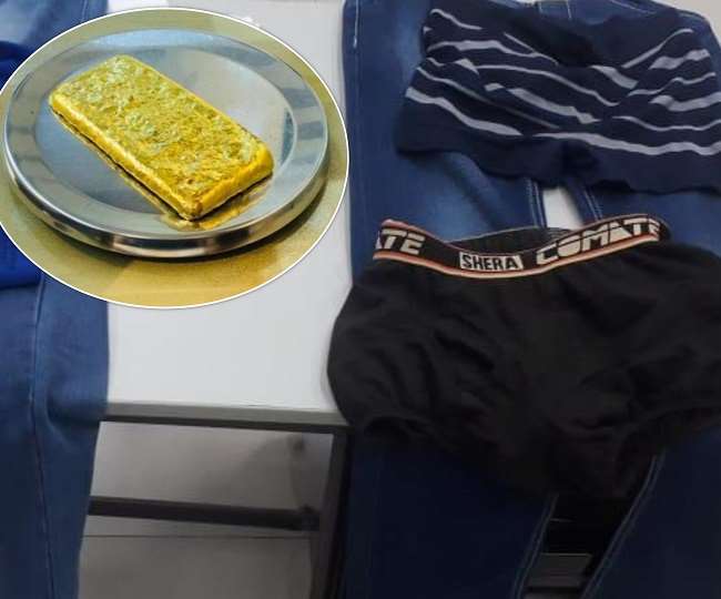 दुबई से आए चार यात्री अंडरवियर में गुप्त तरीके से ला रहे थे सोना।