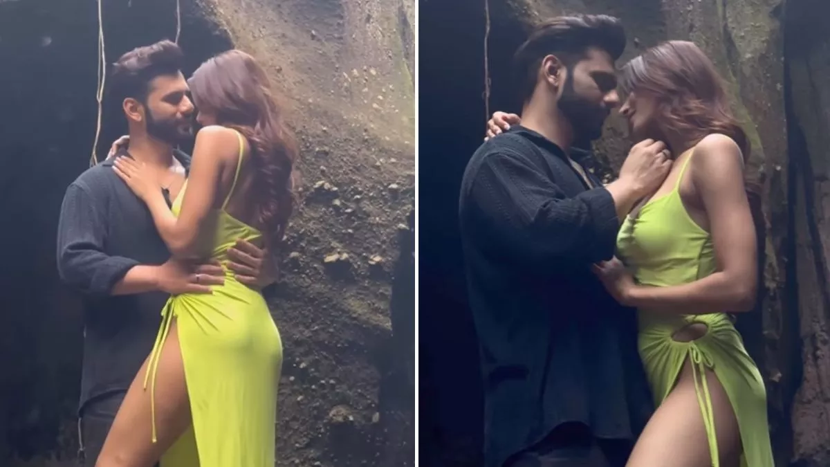 Disha Parmar को छोड़ ये किस हसीना की बाहों में दिखे Rahul Vaidya, कौन है  सिंगर के गाने की ये मिस्ट्री गर्ल? - disha parmar husband singer rahul  vaidya moonlight song shoot