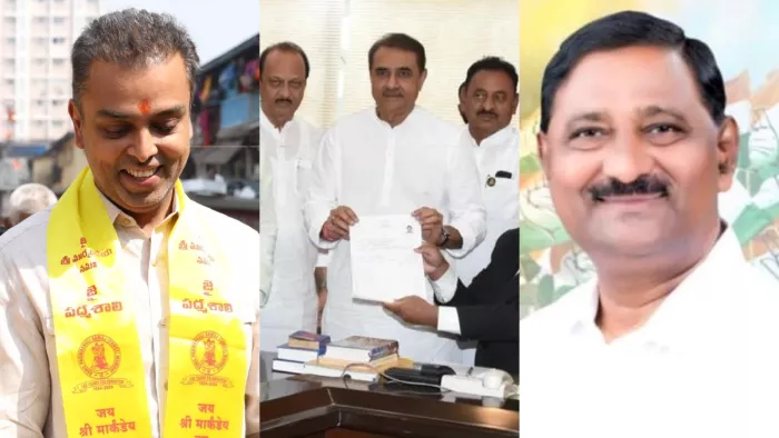 प्रफुल्ल पटेल, देवड़ा और चंद्रकांत हंडोरे ने दाखिल किया नामांकन। (फोटो, एक्स)