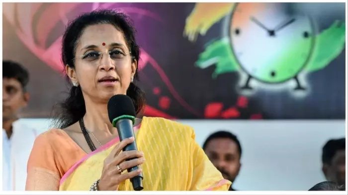 राष्ट्रवादी कांग्रेस पार्टी-शरदचंद्र पवार की नेता सुप्रिया सुले (फाइल फोटो)