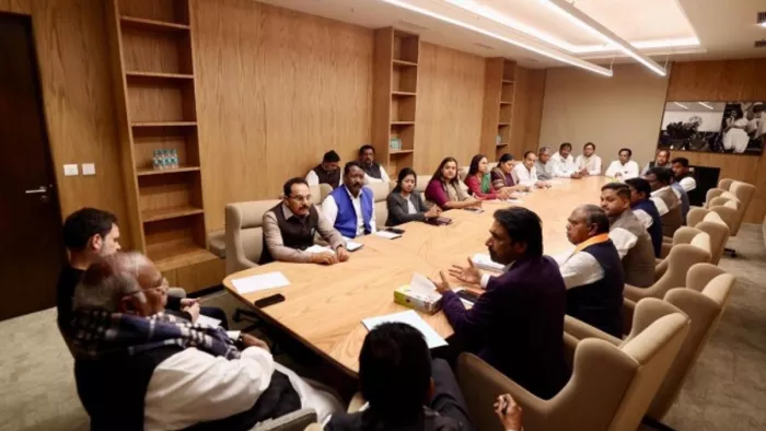 नई दिल्ली स्थित कांग्रेस मुख्यालय पर हुई थी बैठक। (फोटो जागरण)