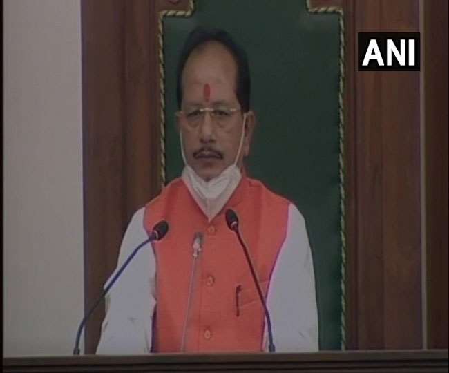विधान सभा अध्‍यक्ष विजय कुमार सिन्‍हा की तस्‍वीर। एएनआइ तस्‍वीर ।