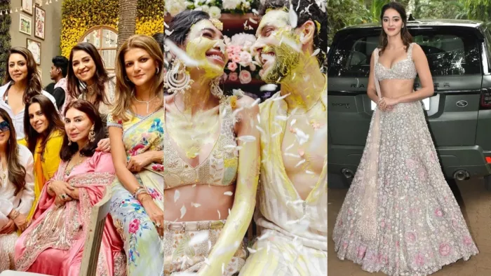 Alanna Panday, Ananya Panday, Kim Sharma, Gauri Khan, Alvira Agnihotri, Alanna Panday Sangeet Night