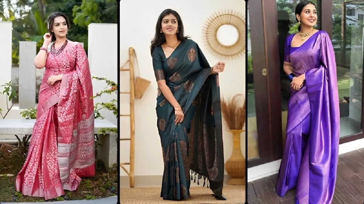 Banarasi Sarees: Buy Pure Banarasi Silk Sarees Online | Utsav Fashion