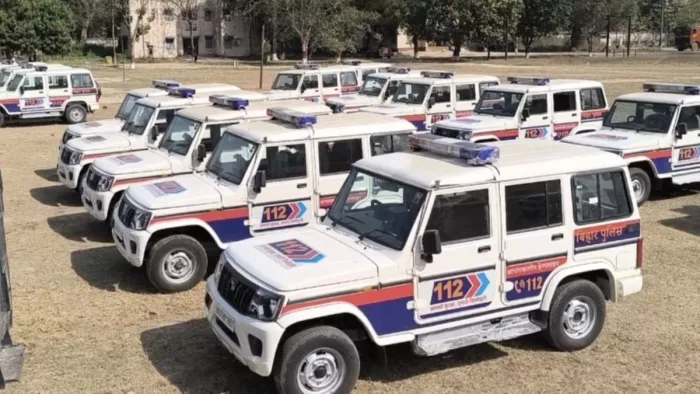 कटिहार को डायल 112 के मिले 34 नए वाहन। (जागरण फोटो)