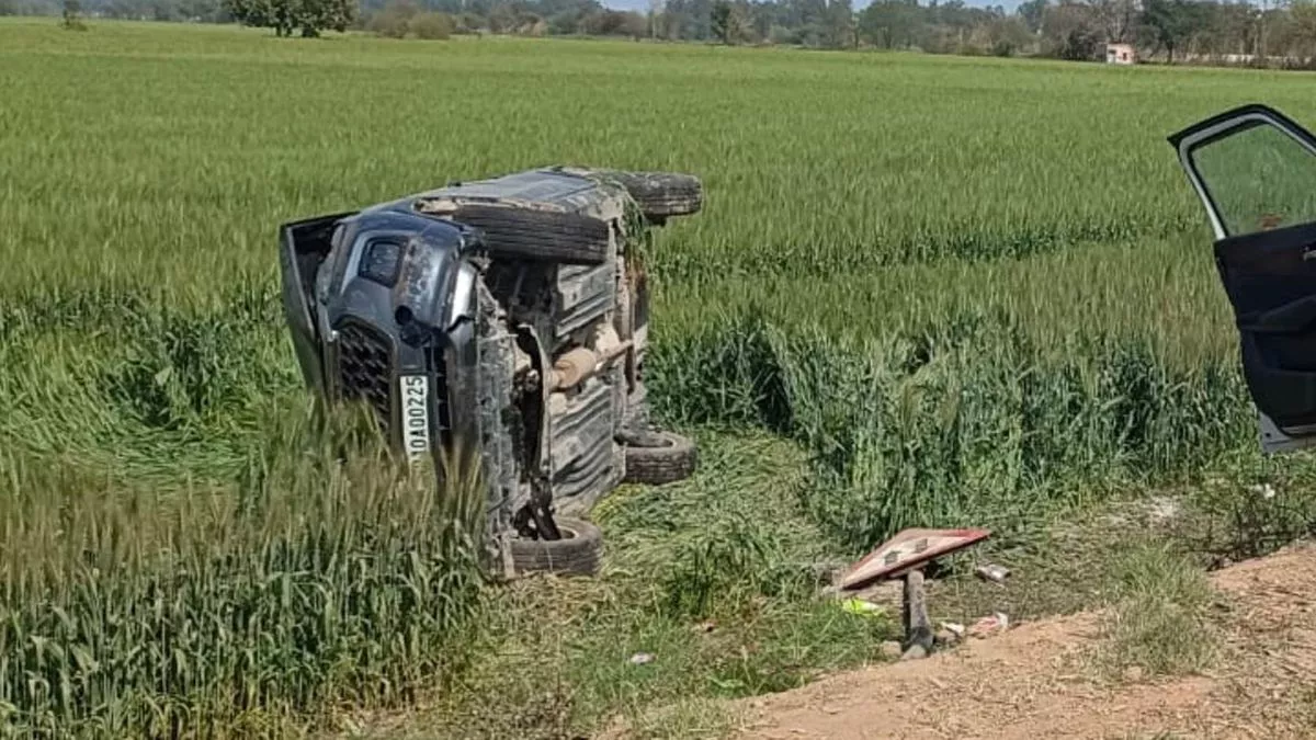 Sonipat Accident: पहले कार ने युवक को टक्कर मारी, फिर उसके ऊपर पलटी; हुई मौत