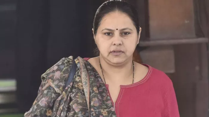 राजद प्रमुख लालू यादव की बेटी व राज्यसभा सांसद मीसा भारती
