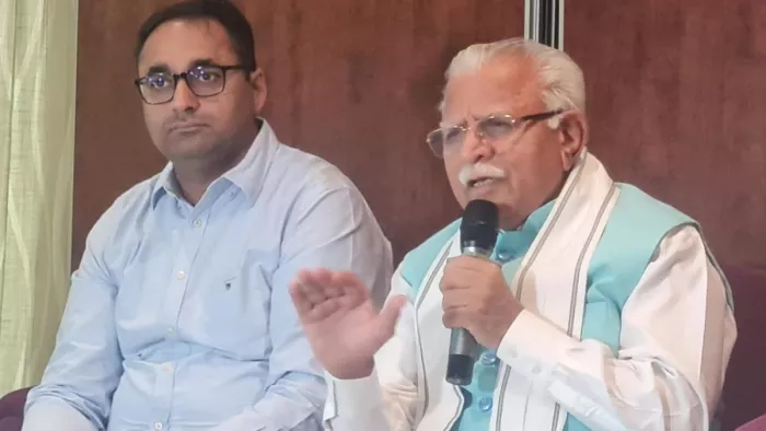 पूर्व CM मनोहर लाल का कांग्रेस पर हमला