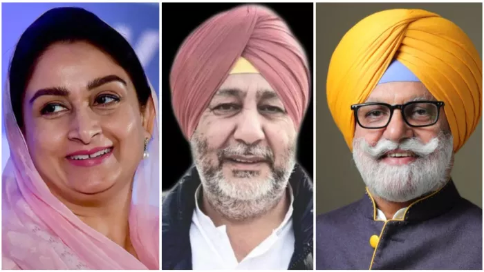 लोकसभा चुनाव 2024: हरसिमरत कौर बादल, जसबीर सिंह डिंपा और राणा गुरजीत सिंह। (फाइल फोटो)