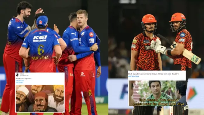 RCB vs SRH: हैदराबाद के बैटर्स ने आरसीबी के बॉलर्स की कर दी बेरहमी से कुटाई