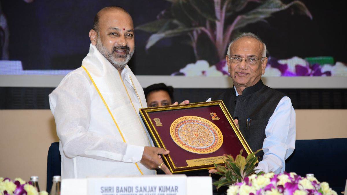aifss 2025 bandi sanjay kumar was the chief guest at the closing ceremony of the all india forensic science conference organised by nfsu