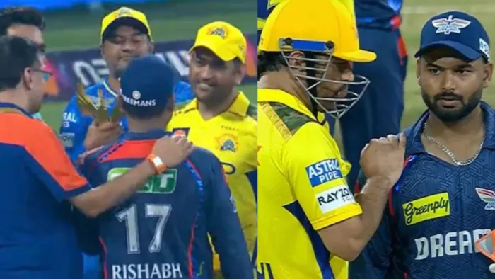 CSK को मैच जिताने के बाद MS Dhoni ने की LSG के मालिक संजीव गोयनिका से मुलाकात