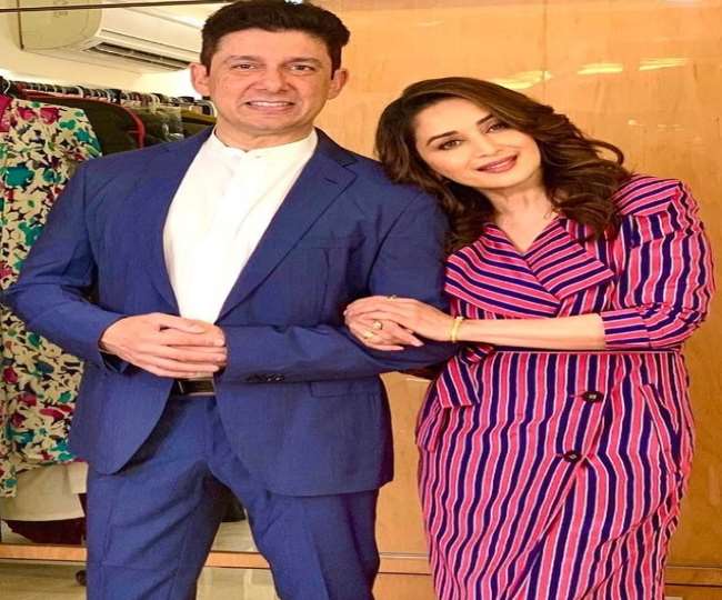 on madhuri dixit birthday husband shriram nene pens heartfelt wish for wife tries to impress dhakdhak girl once again