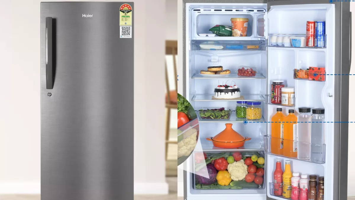 Haier Single Door Fridge: ऐनर्जी सेविंग वाले ये फ्रिज, आइसक्रीम बनाने से लेकर सब्जियों तक को रखते हैं फ्रेश