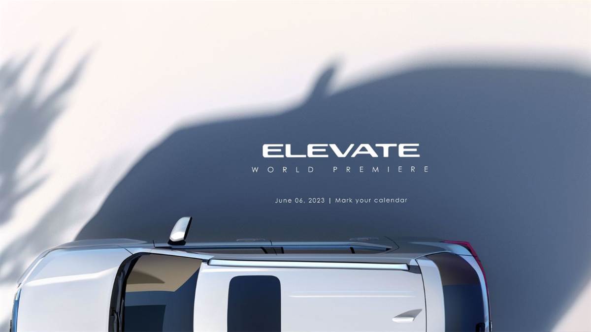 honda elevate will make its debut on june 6 with a sunroof and more advanced features