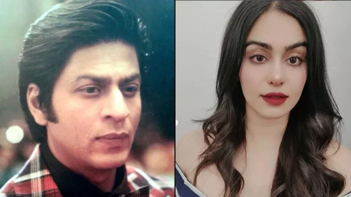 File Photo of Shah Rukh Khan and Adah Sharma. Photo Credit: Instagram