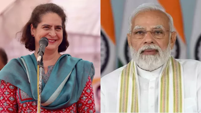 प्रधानमंत्री मोदी पर प्रियंका गांधी ने किया तंज