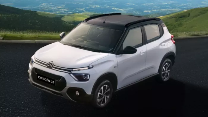 Citroen C3 CNG किट के साथ भारत में लॉन्च।