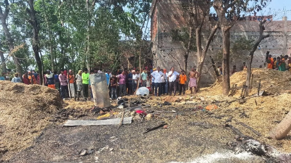 पूर्वी चंपारण में दर्दनाक हादसा, खाना बनाते समय आग लगने से 3 बच्चियों की गई जान