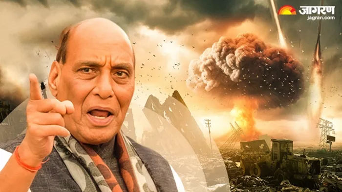 रक्षा मंत्री राजनाथ सिंह का श्रीनगर दौरा (फोटो पीटीआई)