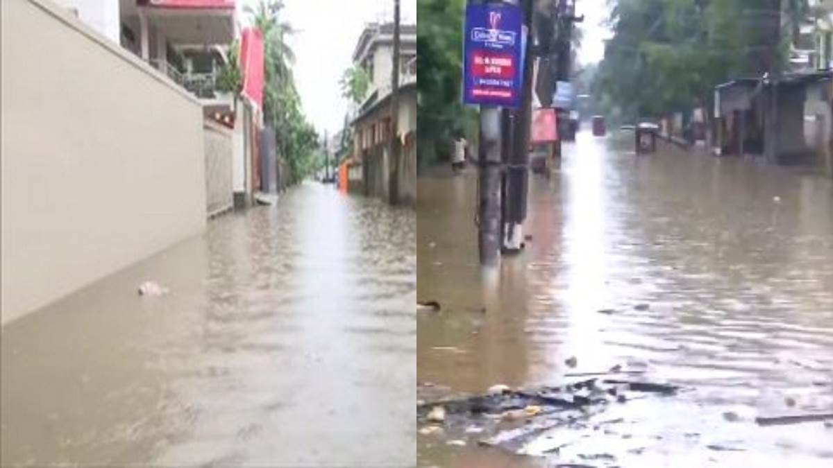गुवाहाटी में भारी बारिश के कारण सामान्य जनजीवन अस्त व्यस्त