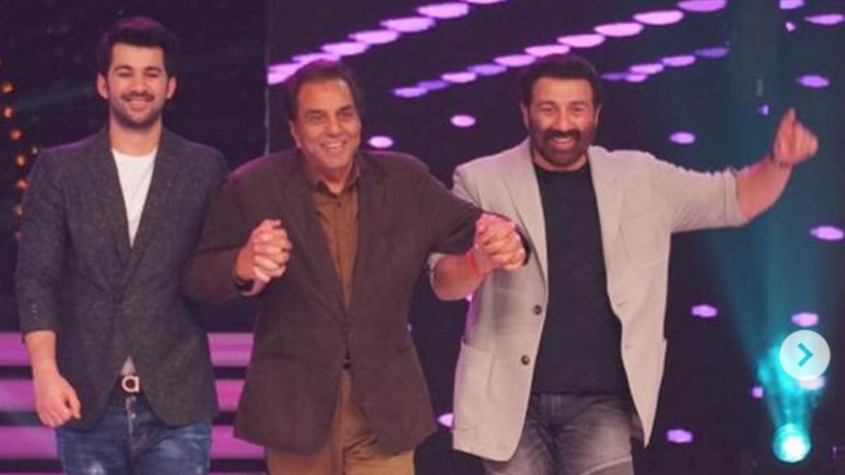 dharmendra shares special video on karan deol roka ceremony video goes viral on twitter