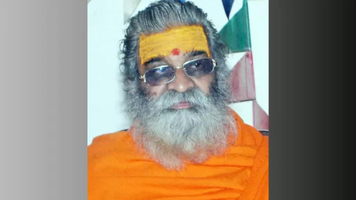 श्रीराम जन्मभूमि तीर्थक्षेत्र ट्रस्ट के वरिष्ठ सदस्य जगदगुरु स्वामी वासुदेवानंद सरस्वती। जागरण