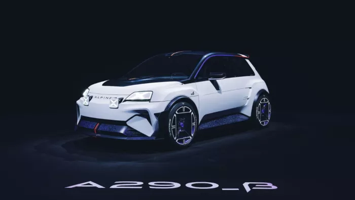 रेनॉ की नई Hot-Hatch Alpine A290 इलेक्ट्रिक कार