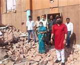 स्मार्ट सिटी के सीईओ के निर्माण कार्य का लिया गया जायजा।