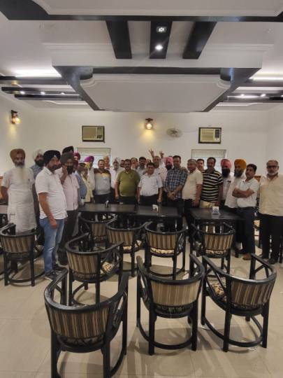 ramesh chopra became the president of hot mix plant owners association