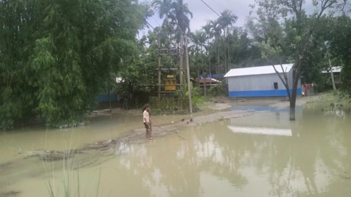 Assam Flood: बाढ़ के बाद असम के बोंगाईगांव जिले में हो रहा नदी का कटाव, स्थानीय लोग खतरे में