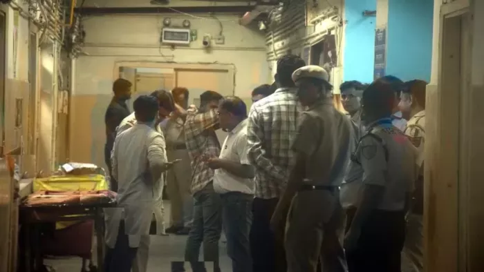दिल्ली के जीटीबी अस्पताल में हत्या का मामला। (जागरण फोटो)