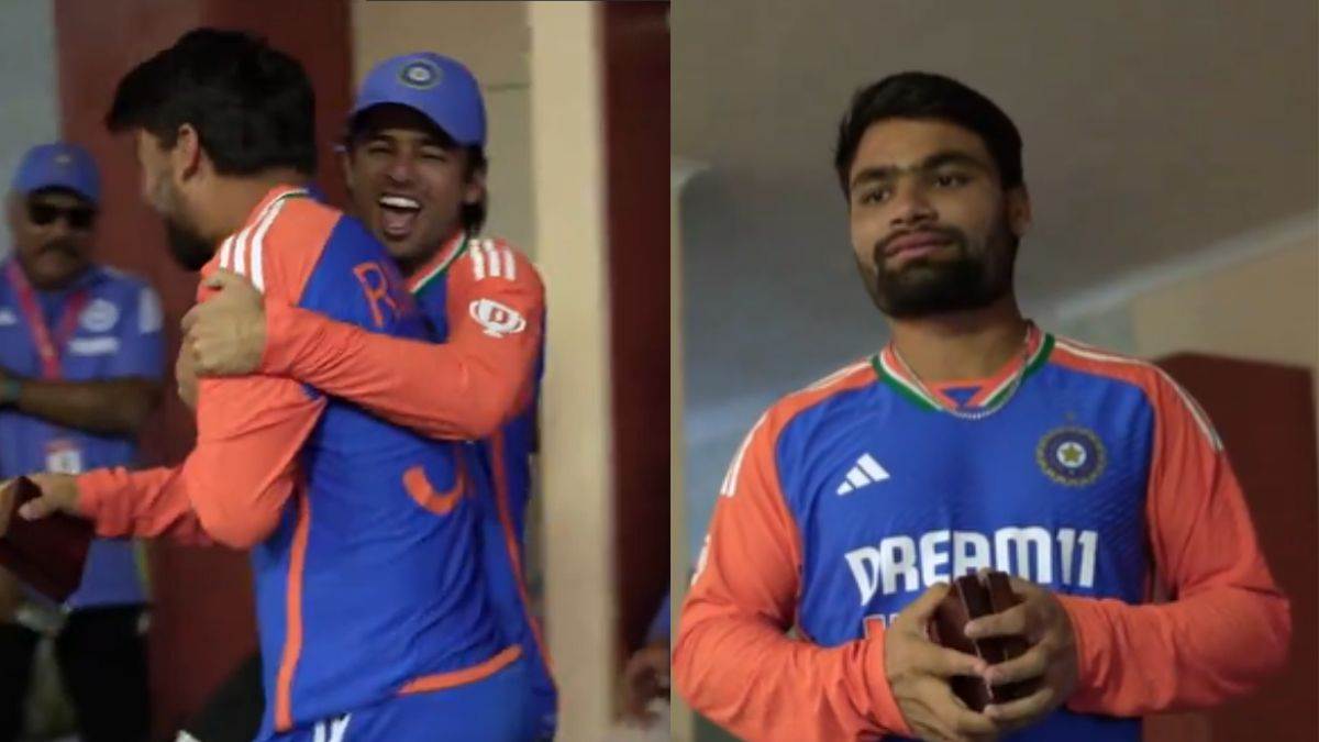 rinku singh won fielder of the series award vvs laxman present award ind vs zim t20i series