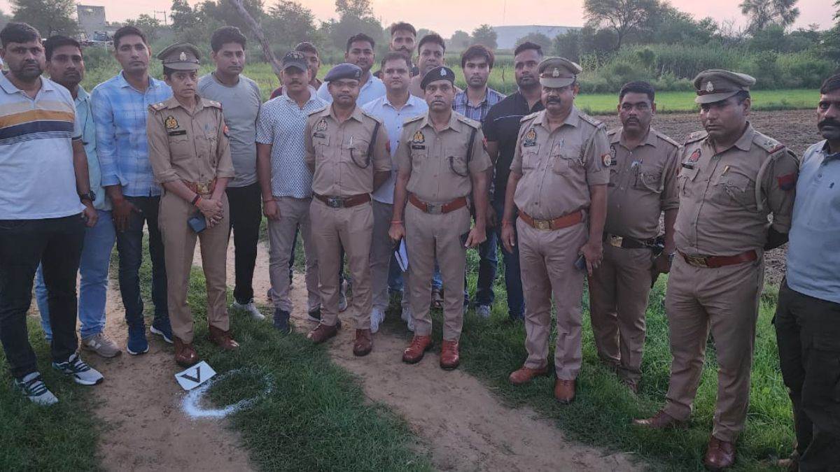 accused of teens murder arrested after police encounter firozabad crime news