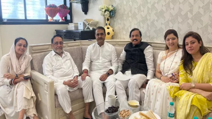 अजित पवार गुट के नेताओं ने नवाब मालिक के स्वास्थ्य की ली जानकारी (फोटो ट्विटर)