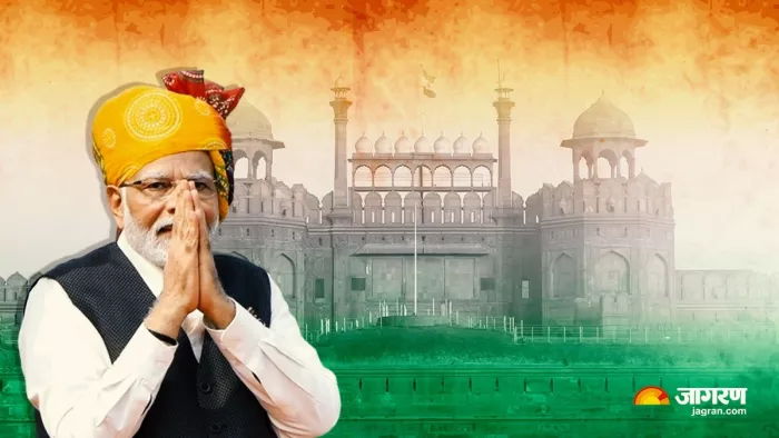 लाल किले से पीएम मोदी ने दिए 15 मंत्र (फोटो जागरण ग्राफिक्स)