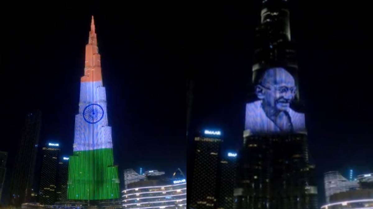 tiranga hoisted on burj khalifa watch video that fills indians with pride