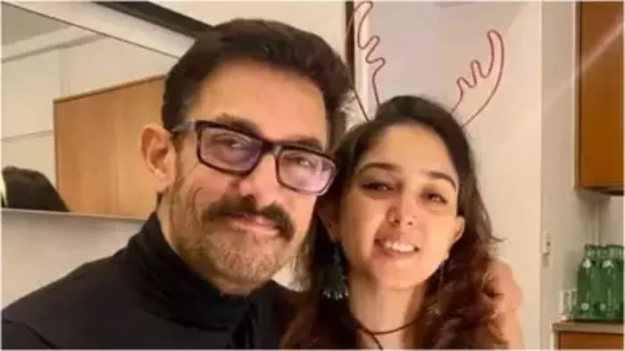 आमिर खान और आयरा खान की तस्वीर