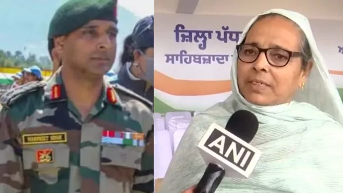 कर्नल मनप्रीत सिंह मरणोपरांत कीर्ति चक्र से सम्मानित (फाइल फोटो)