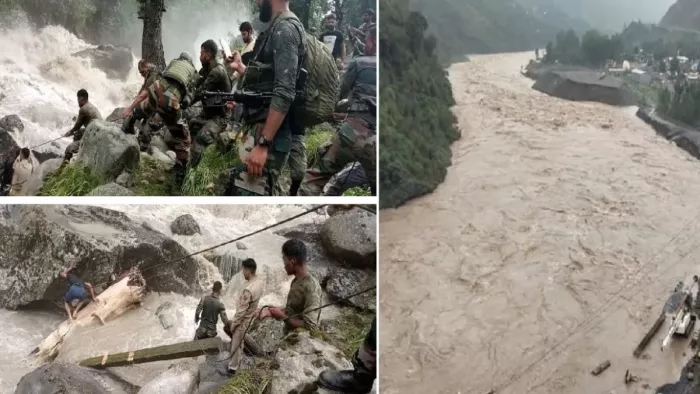 किश्तवाड़ तबाही में मृतकों की संख्या हुई 65। फोटो जागरण