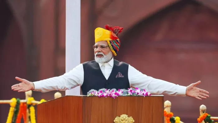 पीएम मोदी लाल किले के प्राचीर से देश को करेंगे संबोधिथ। (फाइल फोटो)