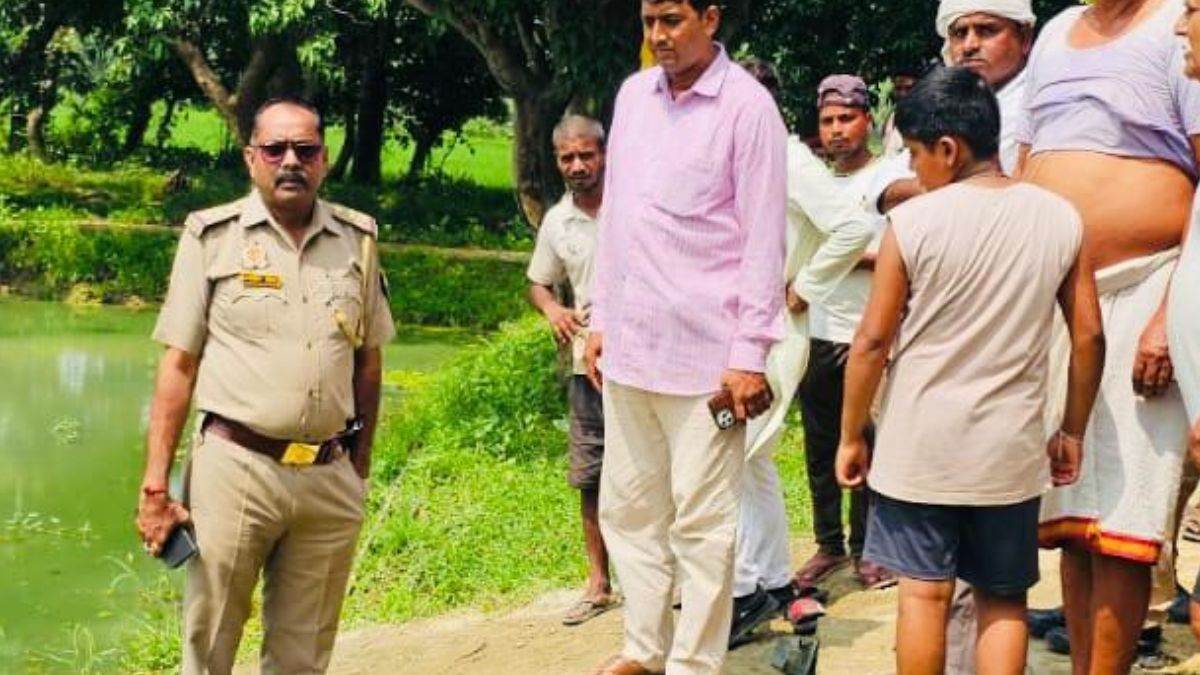 tragedy in sultanpur uncle and nephew drown in pond