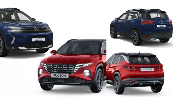 2022 New Citroen C5 Aircross vs 2022 Hyundai Tucson