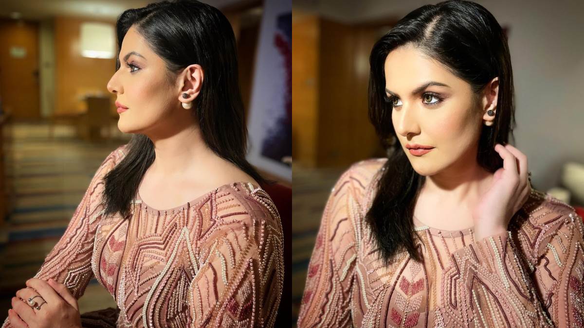 zareen khan shares latest photo shoot pics wearing stylish gown fans reaction goes viral on social media