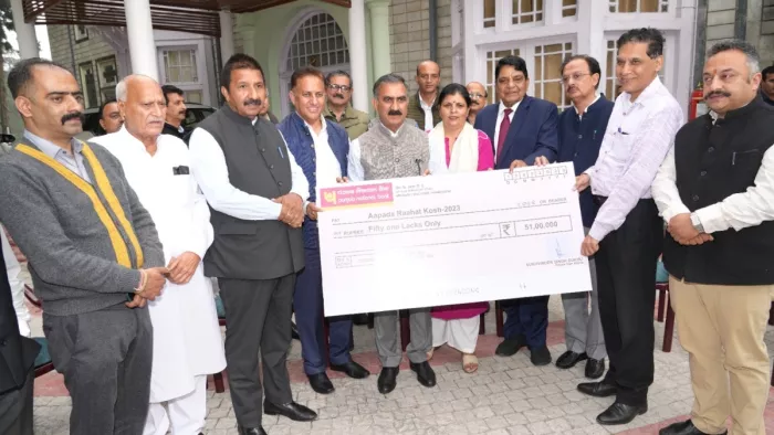 CM सुक्खू ने आपदा राहत कोष में दे दी अपनी सारी धनराशि