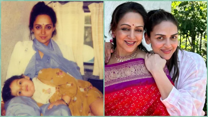 Esha Deol And Hema Malini (Photo Credit: Instagram)