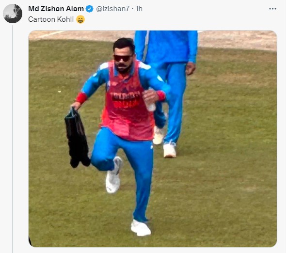 Virat Kohli Water Boy